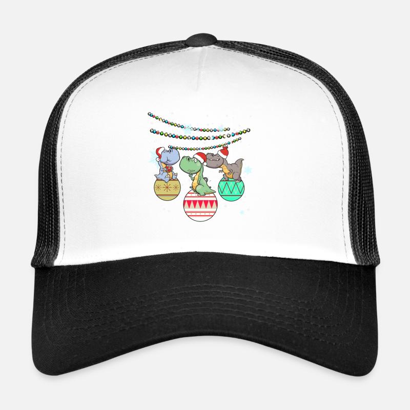 Dinosaurier T-Rex Santa Weihnachten Geschenk Trucker Cap