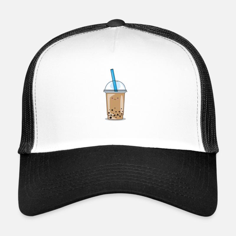 Bubble Tea Pearl Milk Tea Boba Tee Milch Geschenk Trucker Cap