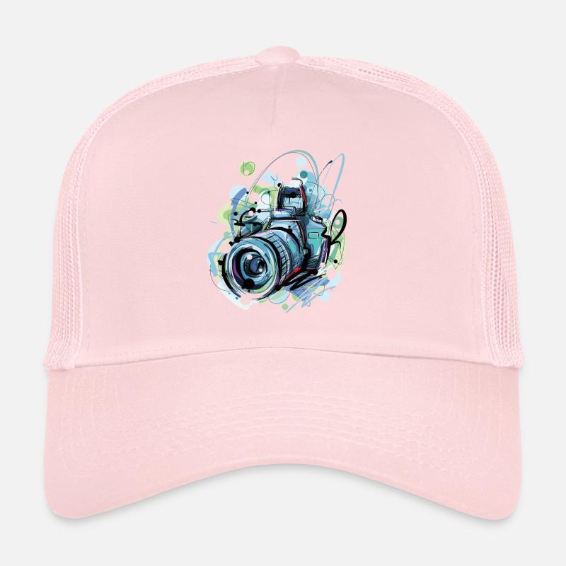 Caméra Coloré Style Casquette trucker 