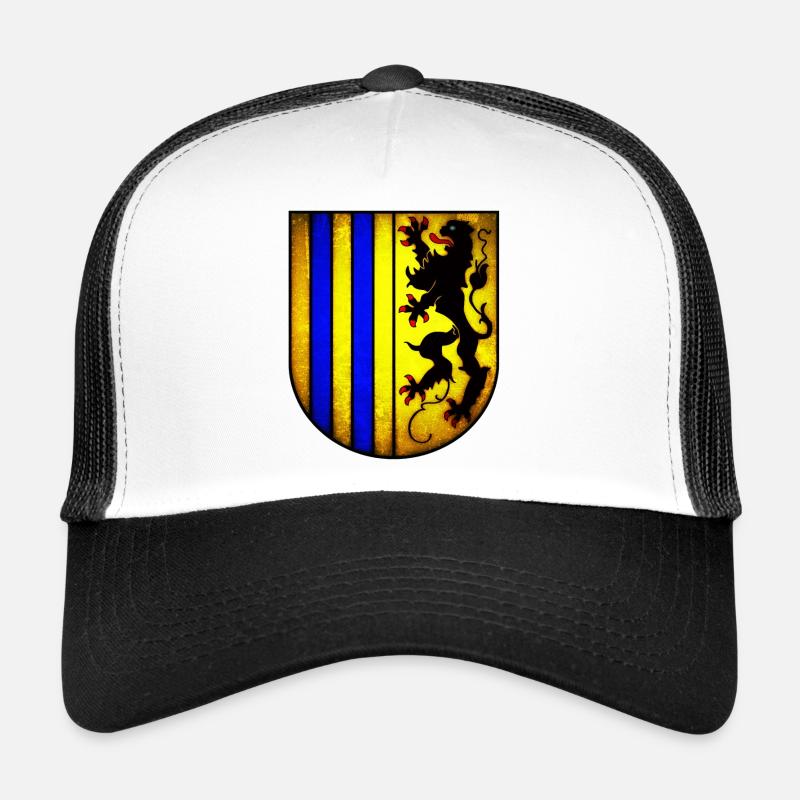 Chemnitz - Chemnitzer Wappen - Trucker Cap - Weiß/Schwarz