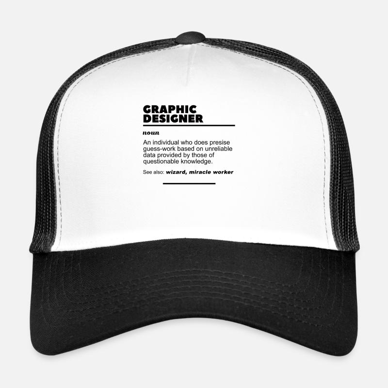Graphiste disant profession métier graphiste cadeau Casquette trucker 