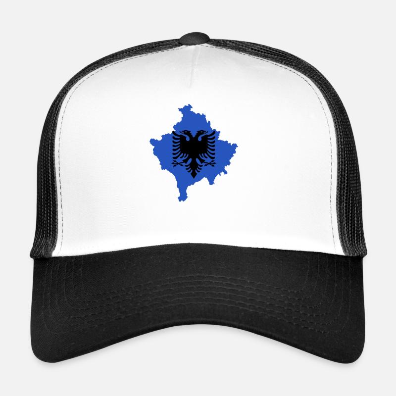 Drapeau du Kosovo « Aigle albanais » Casquette trucker 
