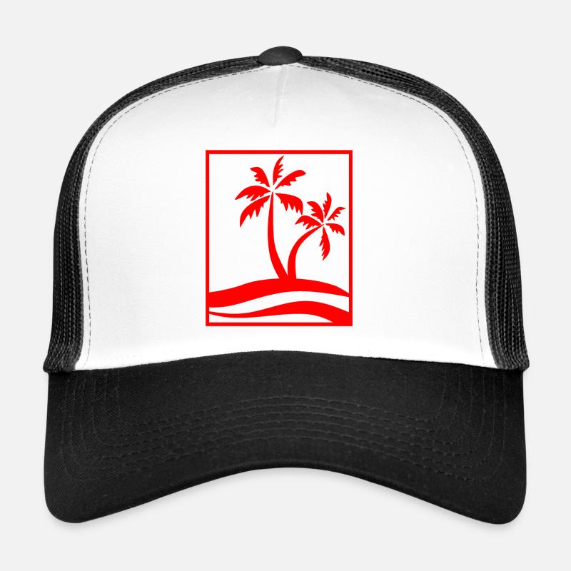 palmiers Casquette trucker 