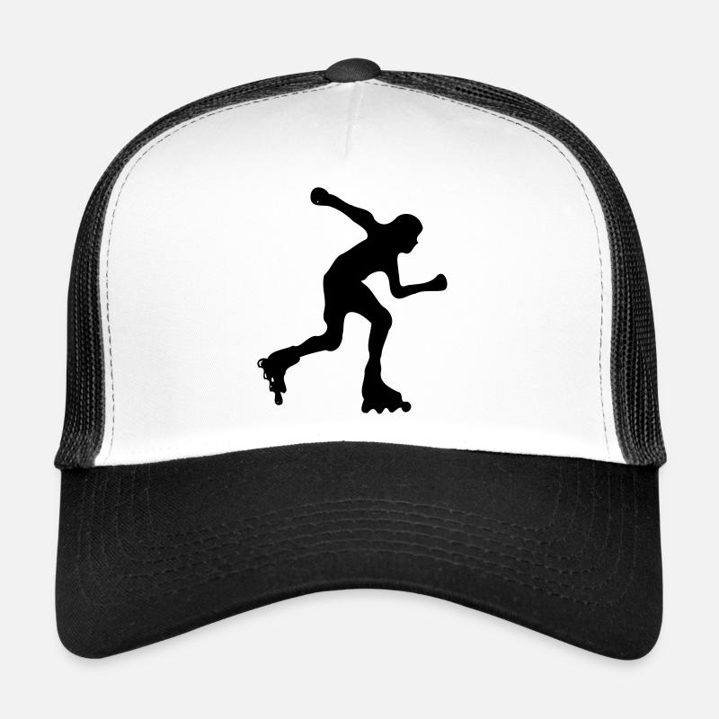 inlineskating - Casquette trucker  - blanc/noir