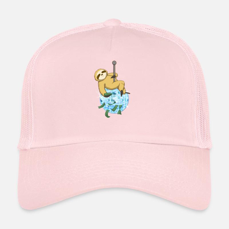 Sloth Disco Party Gift Trucker Cap