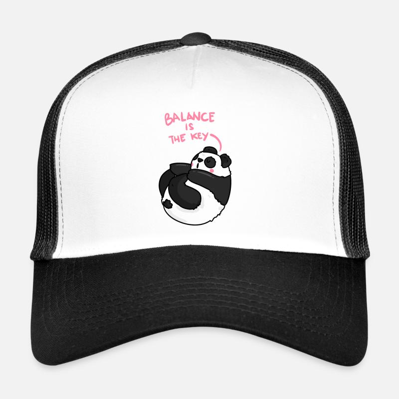 Panda Balance est la clé Casquette trucker 