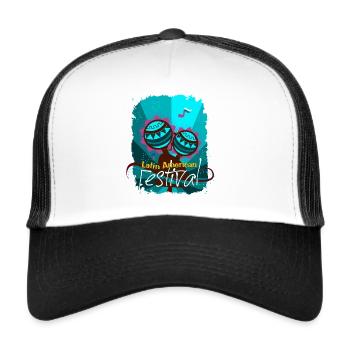 Latin Dance Music American Festival Shirt Gift - Trucker Cap - white/black - Front
