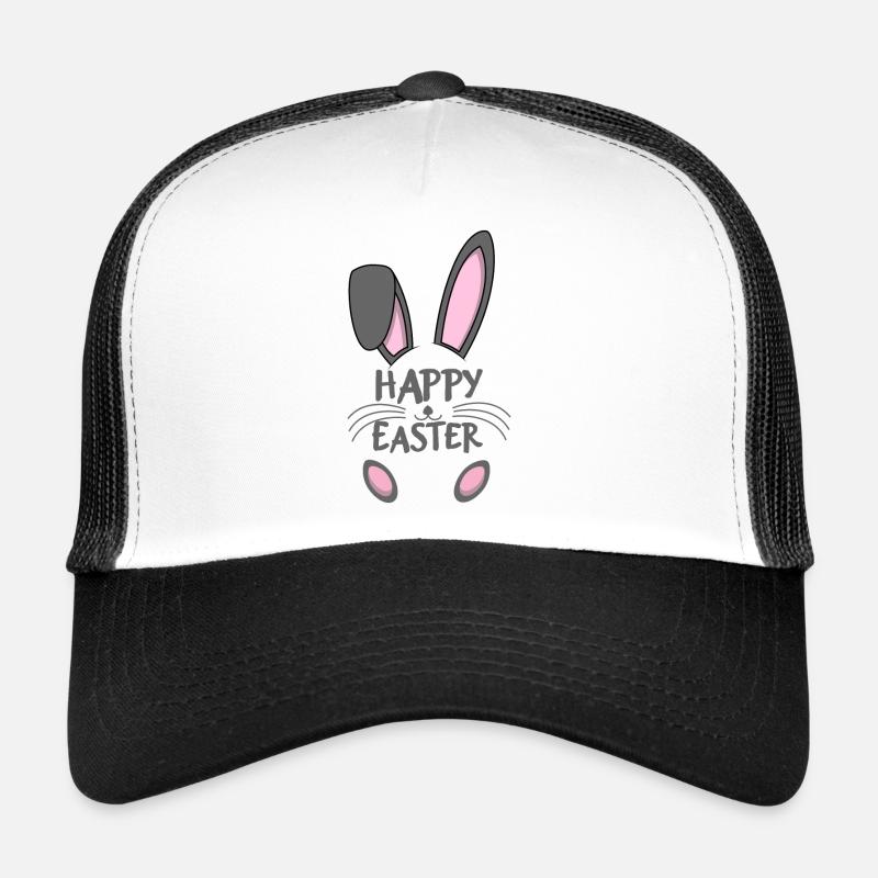 Joyeux lapin de Pâques Casquette trucker 
