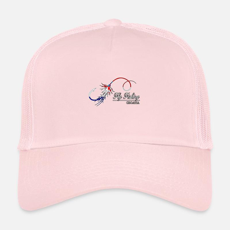 Pêche à la mouche Croatie pêcheur cadeau Casquette trucker 