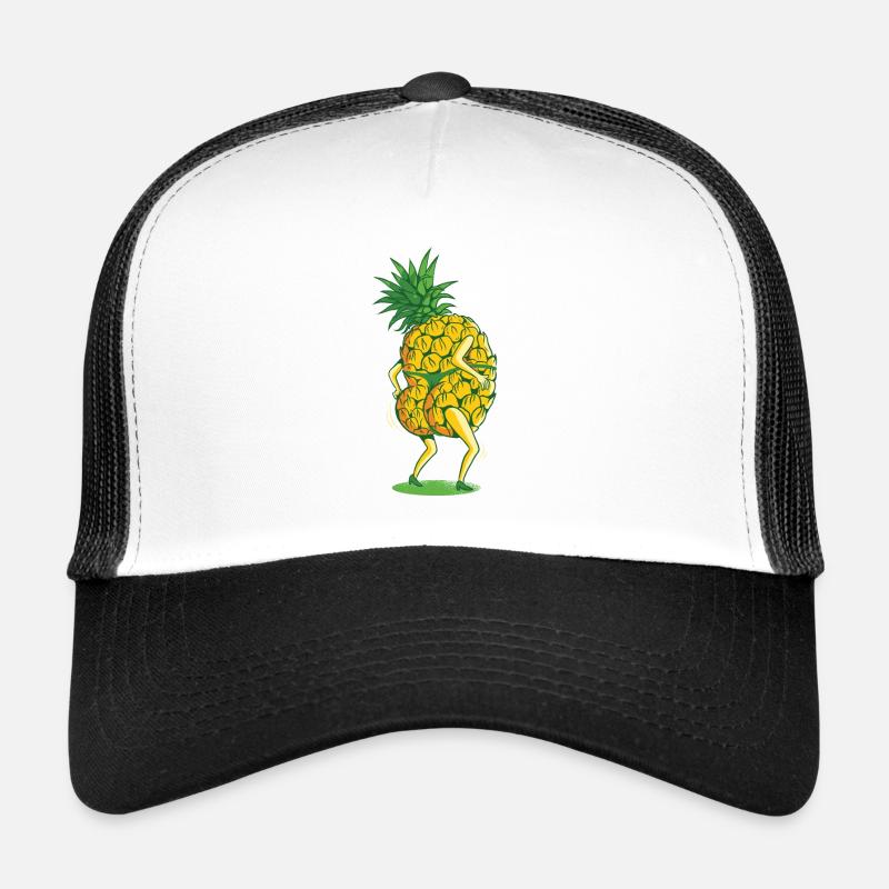 Pineapple tanga string dancing fruit twerking Trucker Cap