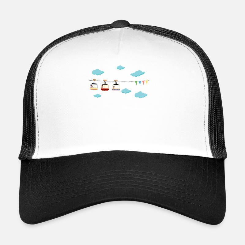 Gondola holiday skiing cable car Trucker Cap