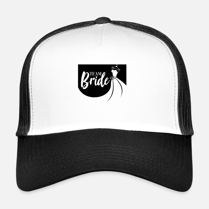 Team bride wedding - Trucker Cap - white/black