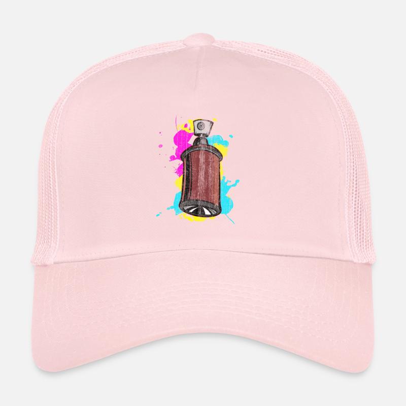 Graffiti spray can with spray paints Trucker Cap
