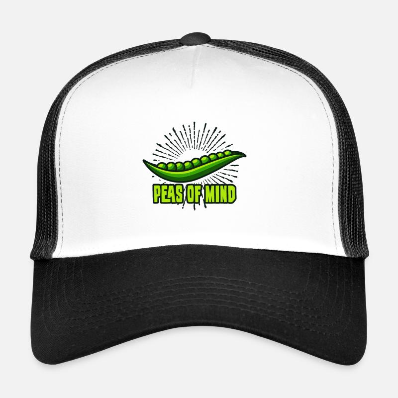Idée de cadeau drôle de pois haricot Casquette trucker 