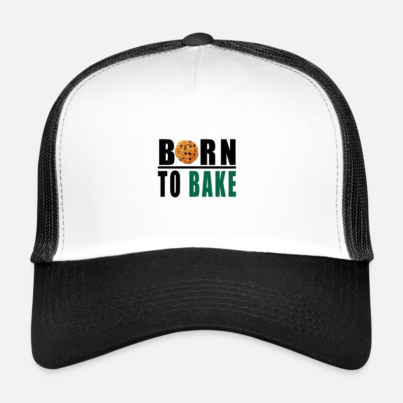 to bake - Trucker Cap - Weiß/Schwarz