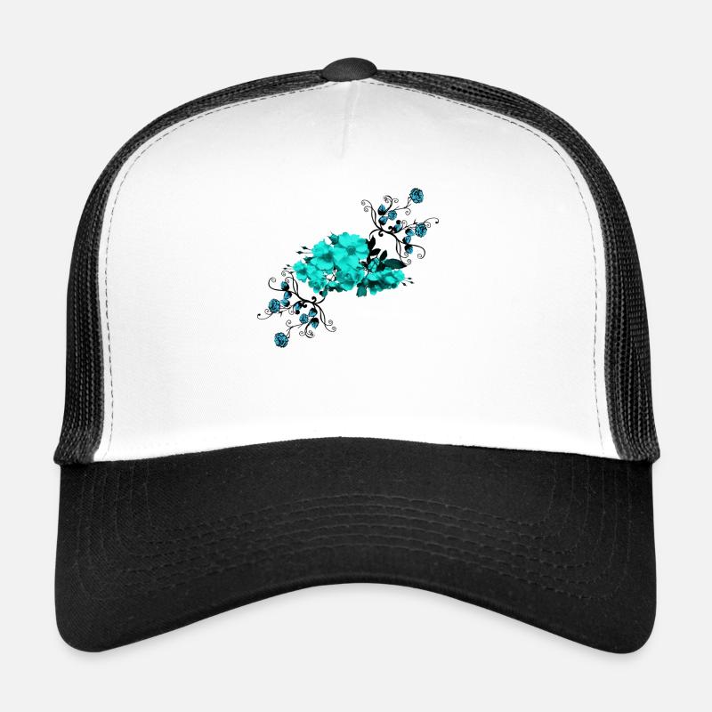Fleur, fleurs, BLUETTE, plante, nature, fleurs, Casquette trucker 