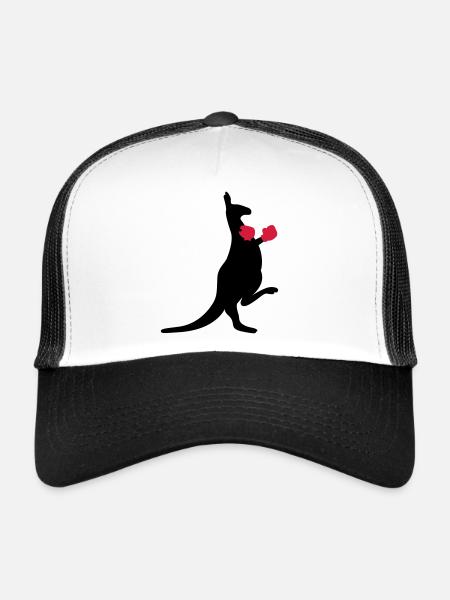 Känguru - Trucker Cap - Weiß/Schwarz