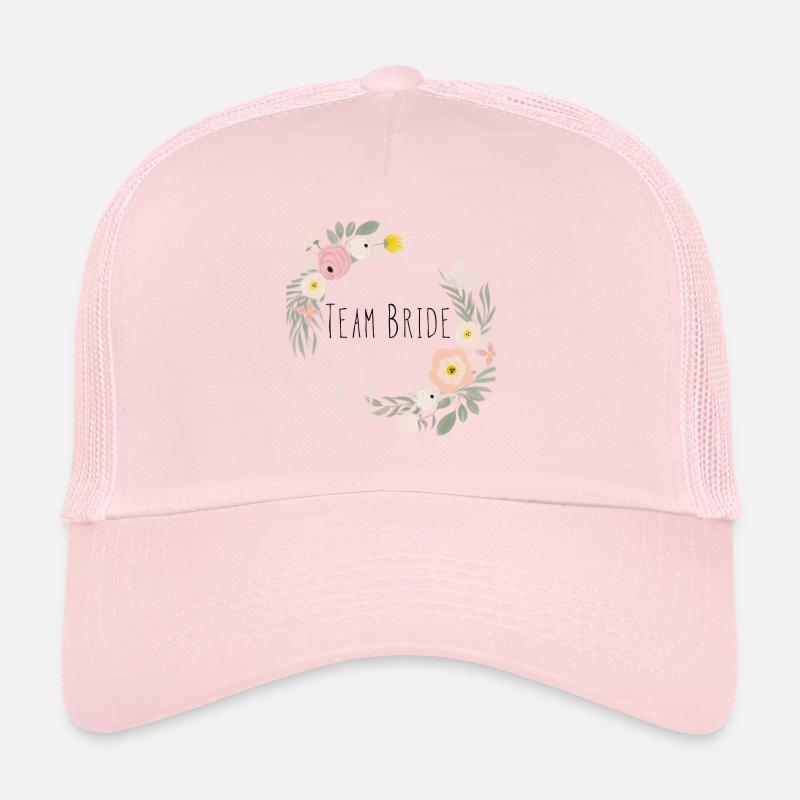 équipe mariée fleurs fleur jga Casquette trucker 