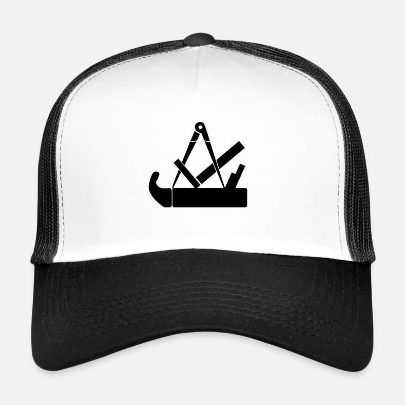 Schreiner Handwerker - Trucker Cap - Weiß/Schwarz