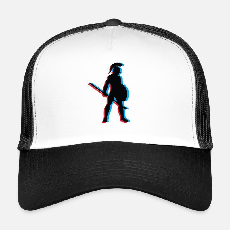 3D Gladiator Battles Trucker Cap