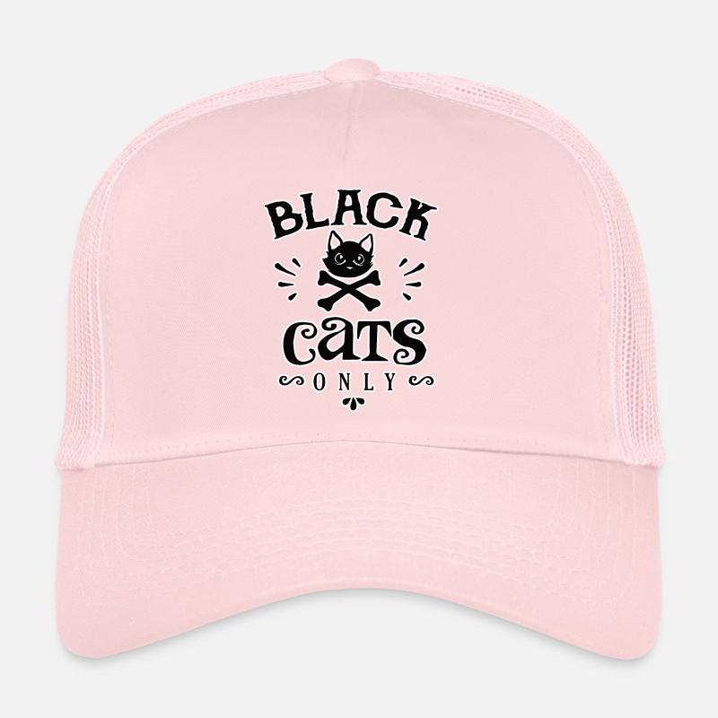 Black cat Trucker Cap