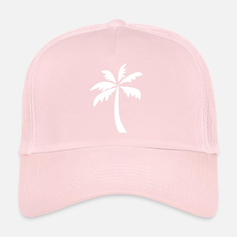 white palm Trucker Cap