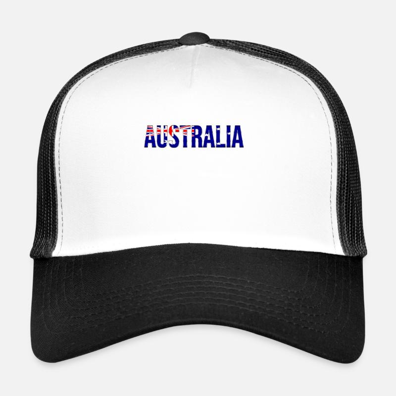 Conception de la police du drapeau australien Casquette trucker 
