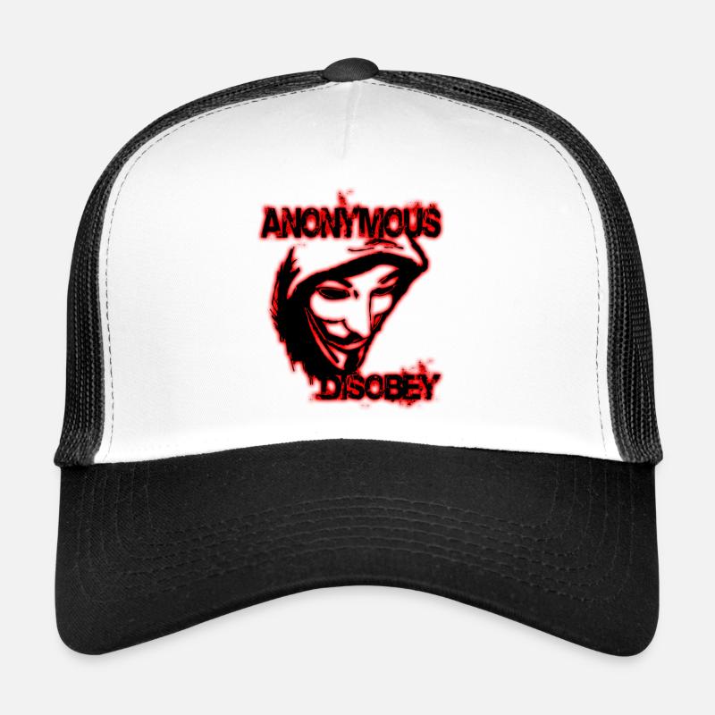 anonymous disobey Casquette trucker 