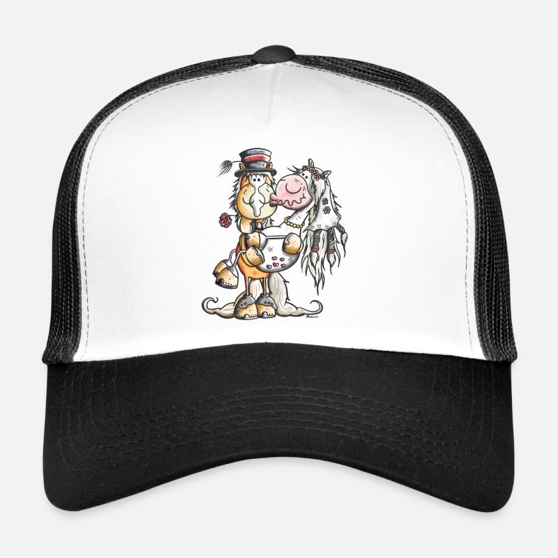Pferde Hochzeit Trucker Cap