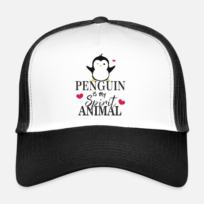 Pingviner - Trucker cap - hvid/sort