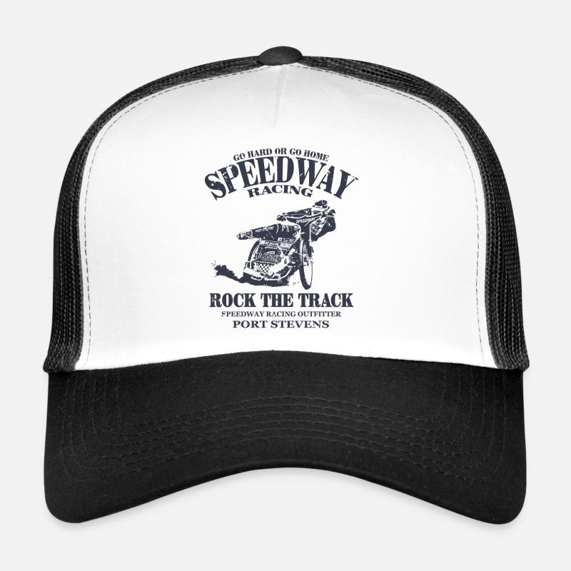 Speedway Racing - Trucker Cap - white/black