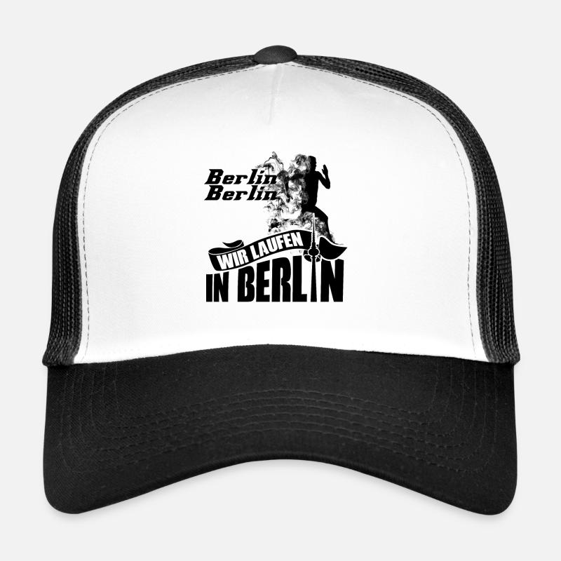 Berlin Marathon runner shirt gift run schwa Trucker Cap