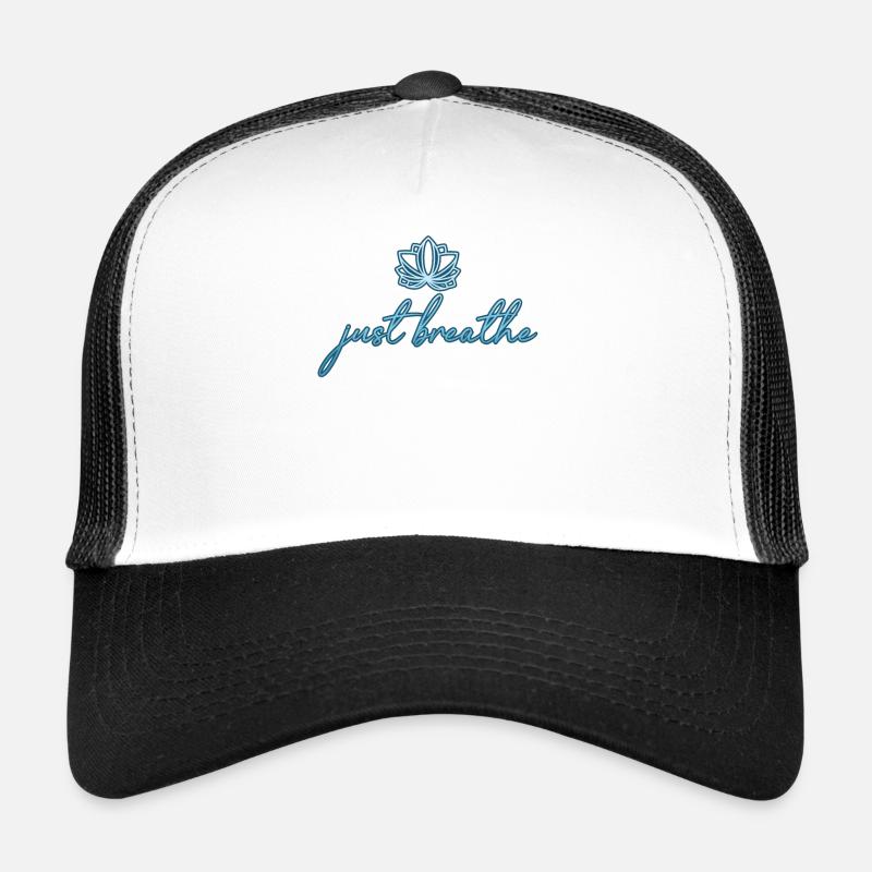 Meditation - Trucker Cap - Weiß/Schwarz