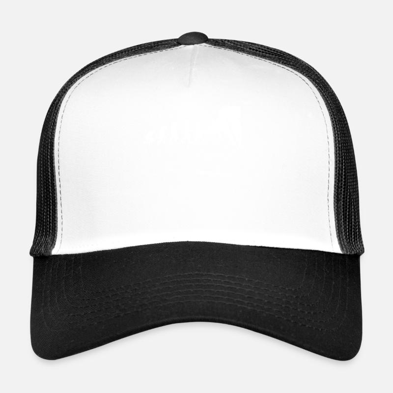 Escalade escalade évolution alpinisme - Casquette trucker  - blanc/noir