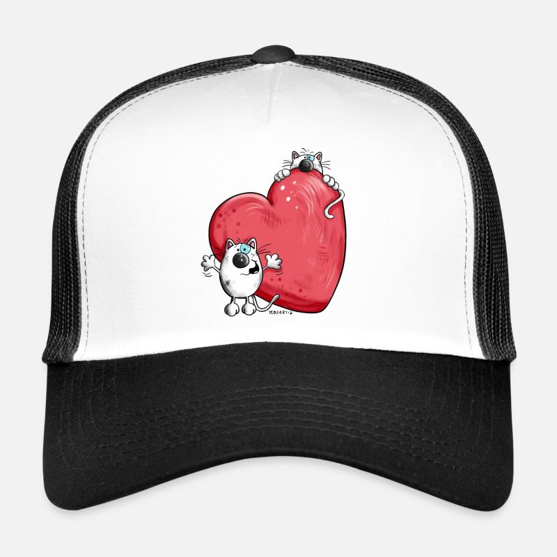 Katzen mit Herz Trucker Cap