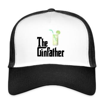 The Ginfather Gin and Tonic - Trucker Cap - white/black - Front