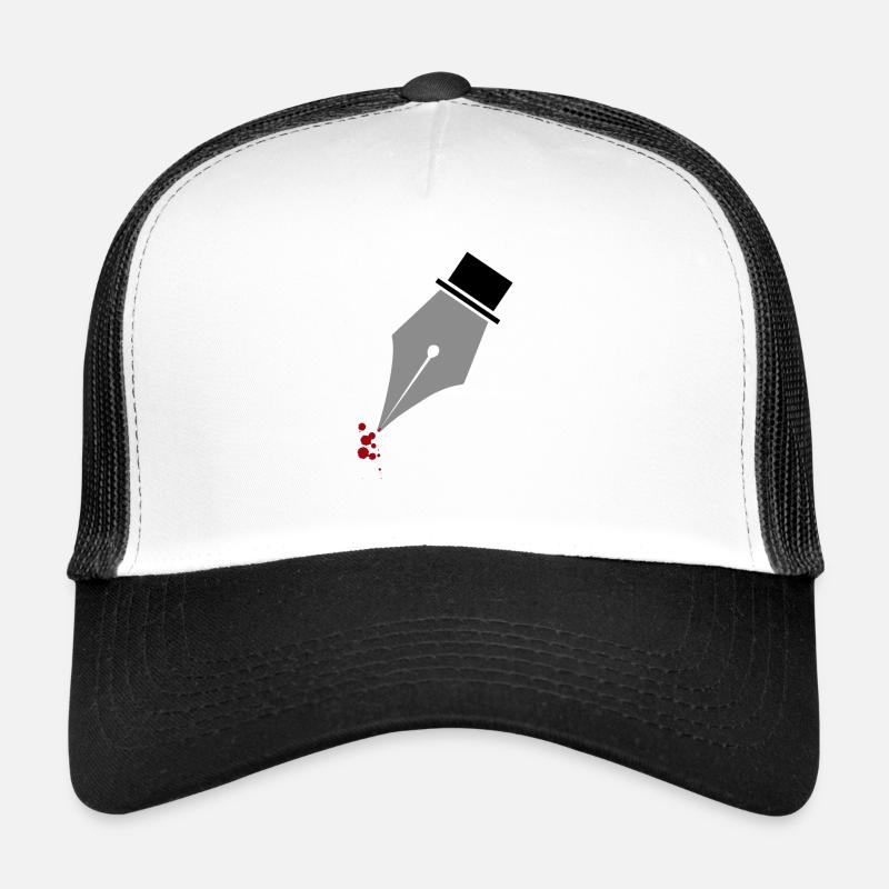 Fountain pen writer author gift Trucker Cap