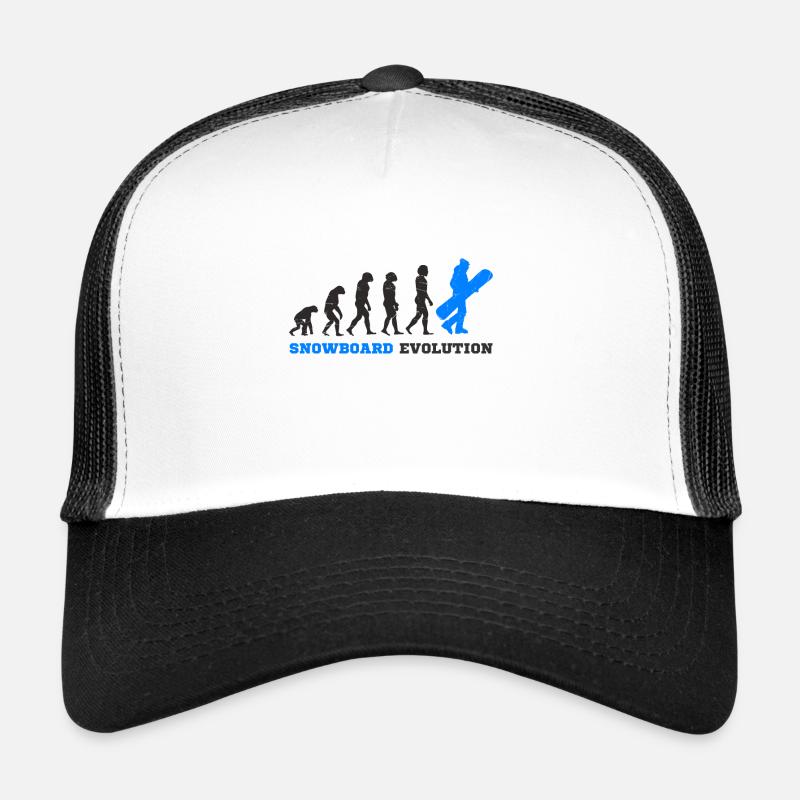 Snowboard Snowboarder Evolution Trucker Cap