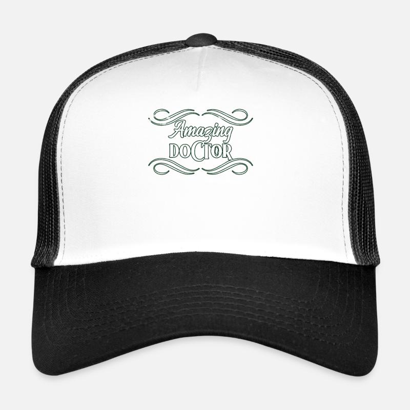 Arzt - Trucker Cap - Weiß/Schwarz