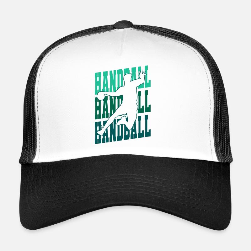 Handball - Trucker Cap - Weiß/Schwarz