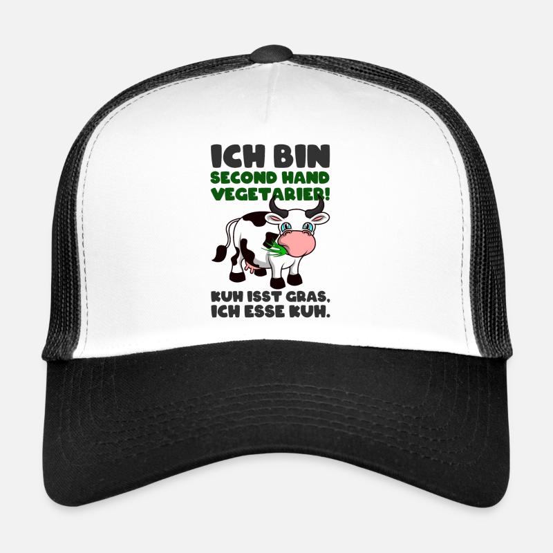 Ich bin Second Hand Vegetarier Trucker Cap