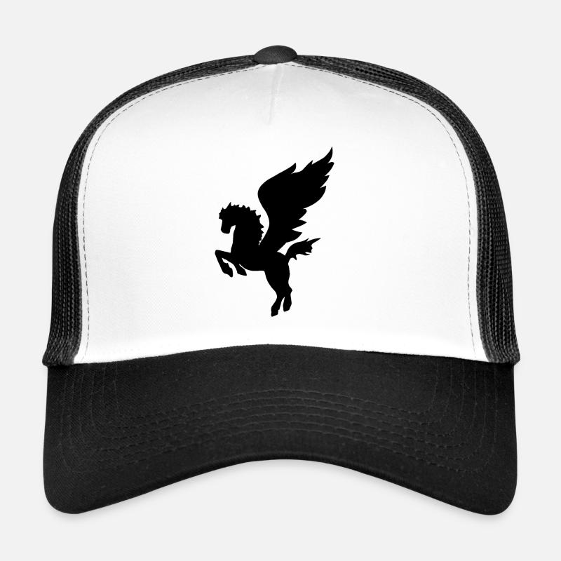 Pegasus Cheval volaille Mythologie grecque Casquette trucker 