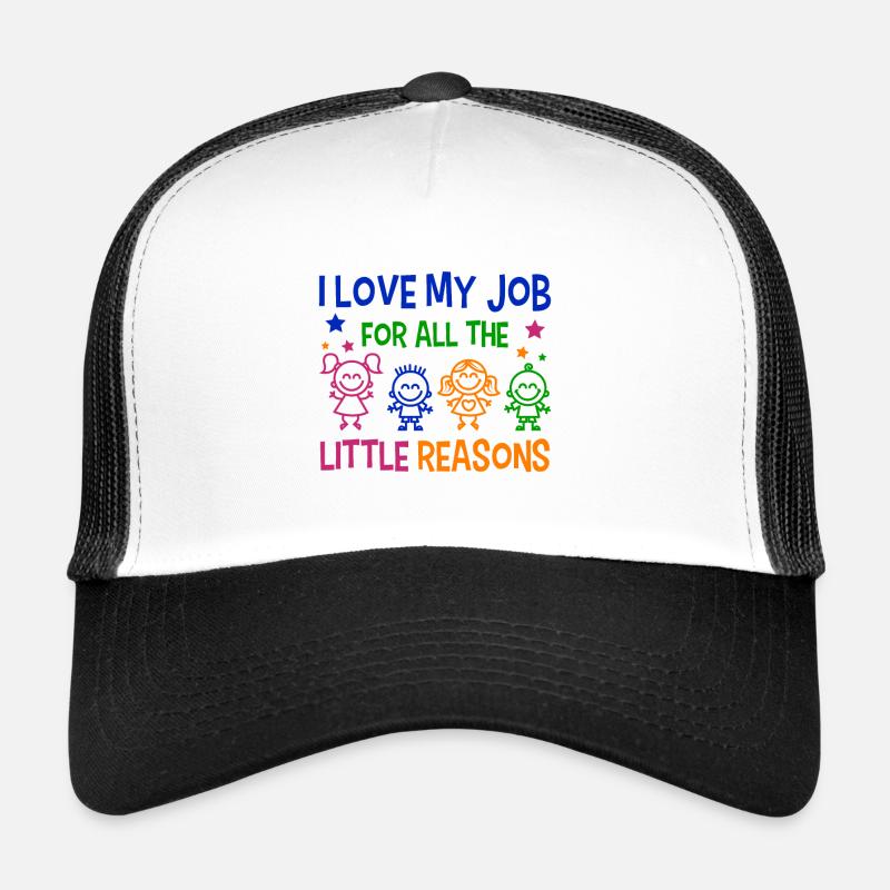Educator educator - Trucker Cap - white/black