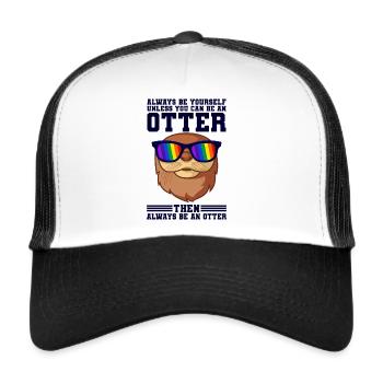 Otter - Trucker Cap - Weiß/Schwarz - Vorne