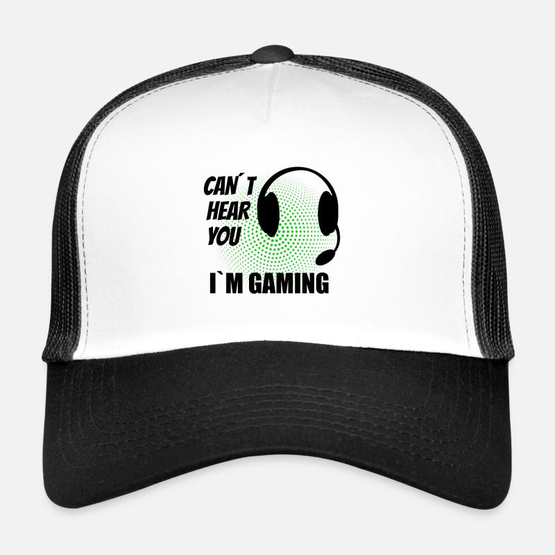Gaming - Trucker Cap - white/black