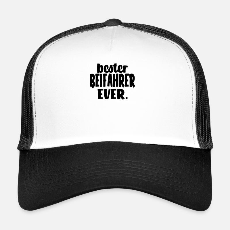 Bester Beifahrer Ever, lustiger Spruch Auto Trucker Cap