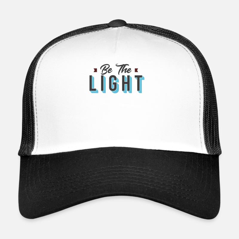 Sei ein Licht. Christliches Geschenk Trucker Cap