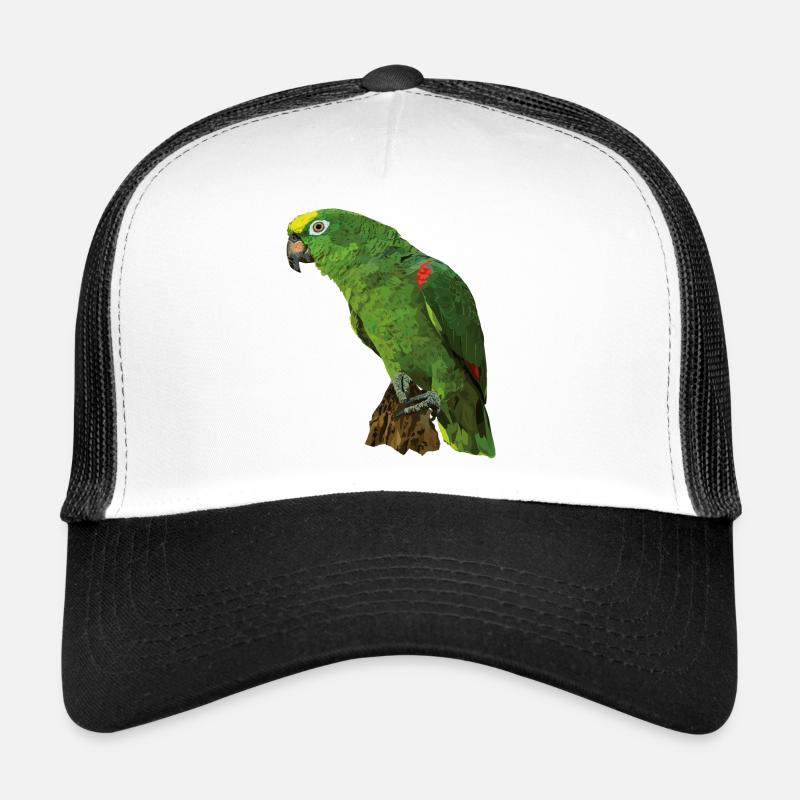 Perroquet à couronne jaune Casquette trucker 