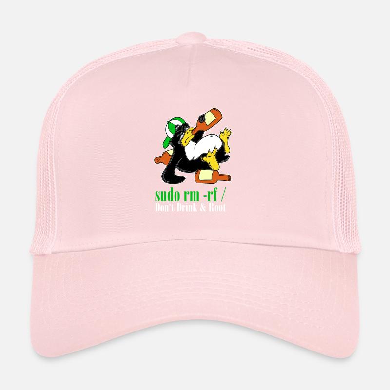 Linux Penguin Sudo Admin Funny Computer Science PC Nerd Trucker Cap