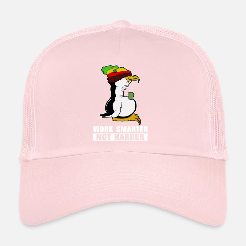 Linux Pinguin Kaffeepause Rasta Informatik PC Nerd Trucker Cap